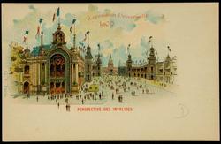 Exposition Universelle 1900 - PERSPECTIVE DES INVALIDES
