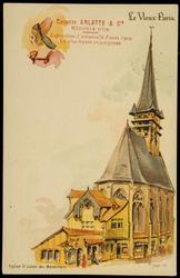 Le Vieux Paris. Eglise St. Julien des Ménétriers.
