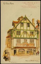 Le Vieux Paris. Maison de Nicolas Flamel.
