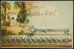CARNET DU PASSE-PARTOUT de l'Exposition -1900. Voyage en ALGERIE par Poilpot COMPAGNIE TRANSATLANTIQUE
