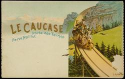CARNET DU PASSE-PARTOUT de l'Exposition -1900. LE CAUCASE Porte des Ternes Porte Maillot
