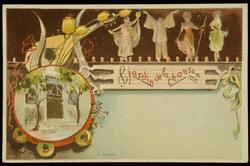 CARNET DU PASSE-PARTOUT de l'Exposition -1900. jardin de la chanson
