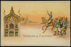 CARNET DU PASSE-PARTOUT de l'Exposition -1900. DIORAMA DE FACHODA

