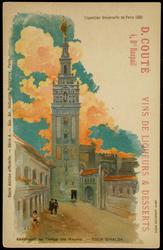 Exposition Universelle de Paris 1900 - Andalousie au Temps des Maures. - TOUR GIRALDA.
