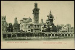 EXPOSITION UNIVERSELLE - 1900 Pavillons de Monaco et de la Suède
