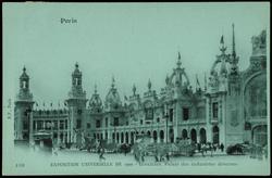EXPOSITION UNIVERSELLE DE 1900 - Paris - Invalides. Palais des industries diverses.
