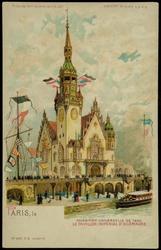 EXPOSITION UNIVERSELLE DE 1900. LE PAVILLON IMPERIAL D'ALLEMAGNE.
