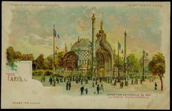 EXPOSITION UNIVERSELLE DE 1900. LA PORTE MONUMENTALE.
