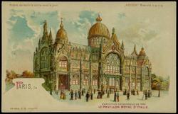 EXPOSITION UNIVERSELLE DE 1900. LE PAVILLON ROYAL D'ITALIE.
