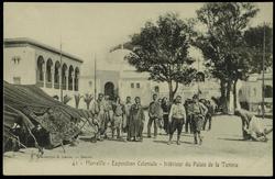 Marseille - Exposition Coloniale - Intérieur du Palais de la Tunisie
