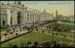 Le Grand Palais, Exposition de Bruxelles, 1910.
