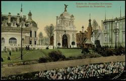 Entrée de Bruxelles Kermesse, Exposition de Bruxelles, 1910.
