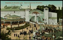 Exposition de Bruxelles, 1910. Dans la Plaine des Attractions
