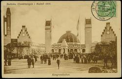 Baltiska Utställningen i Malmö 1914. Kongresshallen.
