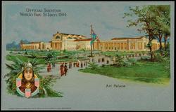 OFFICIAL SOUVENIR WORLD'S FAIR - ST. LOUIS 1904 - Art Palace.
