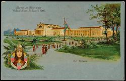 OFFICIAL SOUVENIR WORLD'S FAIR - ST. LOUIS 1904 - Art Palace.
