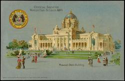 OFFICIAL SOUVENIR WORLD'S FAIR - ST. LOUIS 1904 - Missouri State Building.
