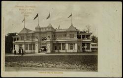 OFFICIAL SOUVENIR WORLD'S FAIR ST. LOUIS 1904 - KANSAS STATE BUILDING.
