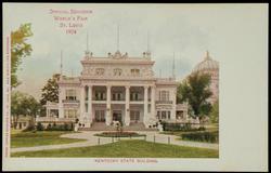 OFFICIAL SOUVENIR WORLD'S FAIR ST. LOUIS 1904 - KENTUCKY STATE BUILDING.
