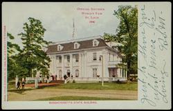 OFFICIAL SOUVENIR WORLD'S FAIR ST. LOUIS 1904 - MASSACHUSETTS STATE BUILDING.
