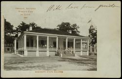 OFFICIAL SOUVENIR WORLD'S FAIR ST. LOUIS 1904 - MISSISSIPPI STATE BUILDING.
