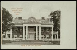 OFFICIAL SOUVENIR WORLD'S FAIR ST. LOUIS 1904 - RHODE ISLAND STATE BUILDING.
