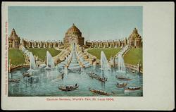 Cascade Gardens, World's Fair, St. Louis 1904.