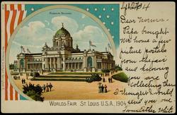 WORLD'S FAIR ST. LOUIS U.S.A., 1904. MISSOURI BUILDING.
