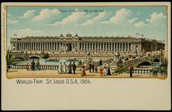 WORLD'S FAIR ST. LOUIS U.S.A., 1904. Palace of Textiles 525 by 600 feet.