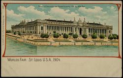 WORLD'S FAIR ST. LOUIS U.S.A., 1904. Palace of Education and Social Economy 525 by 600 feet.
