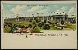 WORLD'S FAIR ST. LOUIS U.S.A., 1904. Palace of Agriculture 1600 by 500 feet.