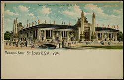 WORLD'S FAIR ST. LOUIS U.S.A., 1904. Palace of Mines and Metallurgy 525 by 750 feet.