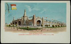 Palace of Transportation. LOUISIANA PURCHASE EXPOSITION, ST. LOUIS, U.S.A., 1904.