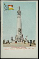 Louisiana Purchase Monument. LOUISIANA PURCHASE EXPOSITION, ST. LOUIS, U.S.A., 1904.