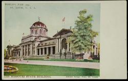 WORLD'S FAIR ST. LOUIS, MO. U.S.A. 1904. MISSOURI STATE BUILDING.