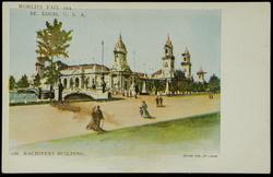 WORLD'S FAIR ST. LOUIS, MO. U.S.A. 1904. MACHINERY BUILDING.