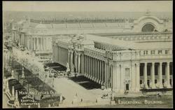 MANUFACTURES BLDG. EDUCATIONAL BUILDING.