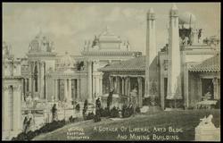 A CORNER OF LIBERAL ARTS BLDG. AND MINING BUILDING.