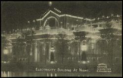 ELECTRICITY BUILDING AT NIGHT. FESTIVAL HALL.