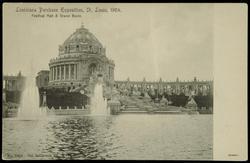 Louisiana Purchase Exposition, St. Louis, 1904. Festival Hall & Grand Basin.