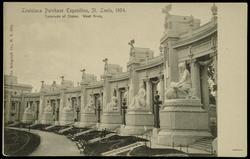 Louisiana Purchase Exposition, St. Louis, 1904. Colonade of States, West Arms.