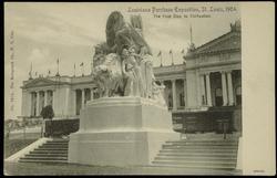 Louisiana Purchase Exposition, St. Louis, 1904. The First Step to Civilization.