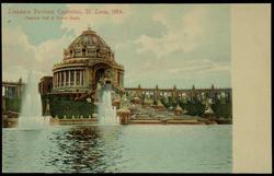 Louisiana Purchase Exposition, St. Louis, 1904. Festival Hall & Grand Basin.