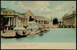 Louisiana Purchase Exposition, St. Louis, 1904. Landing Place at Grand Basin.