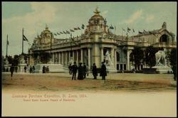 Louisiana Purchase Exposition, St. Louis, 1904. Grand Basin Square. Palace of Electricity.