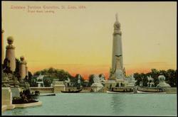 Louisiana Purchase Exposition, St. Louis, 1904. Grand Basin Landing.