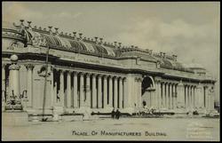 FACADE OF MANUFACTURERS BUILDING.