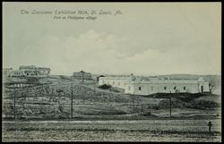 The Louisiana Exhibition 1904, St. Louis, Mo. 
Fort at Philippine village.
