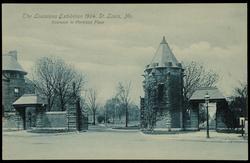 The Louisiana Exhibition 1904, St. Louis, Mo. 
Entrance to Portland Place.