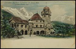 Louisiana Purchase Exposition, St. Louis, 1904. 
German Tirolean Alps.
